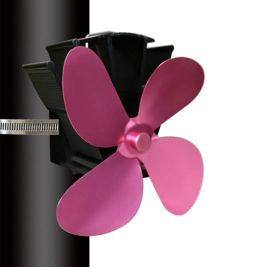 YL603 Thermodynamic Magnetless Wall Mounted Fireplace Fan(Rose Red) - Fireplace Fan by PMC Jewellery | Online Shopping South Africa | PMC Jewellery | Buy Now Pay Later Mobicred