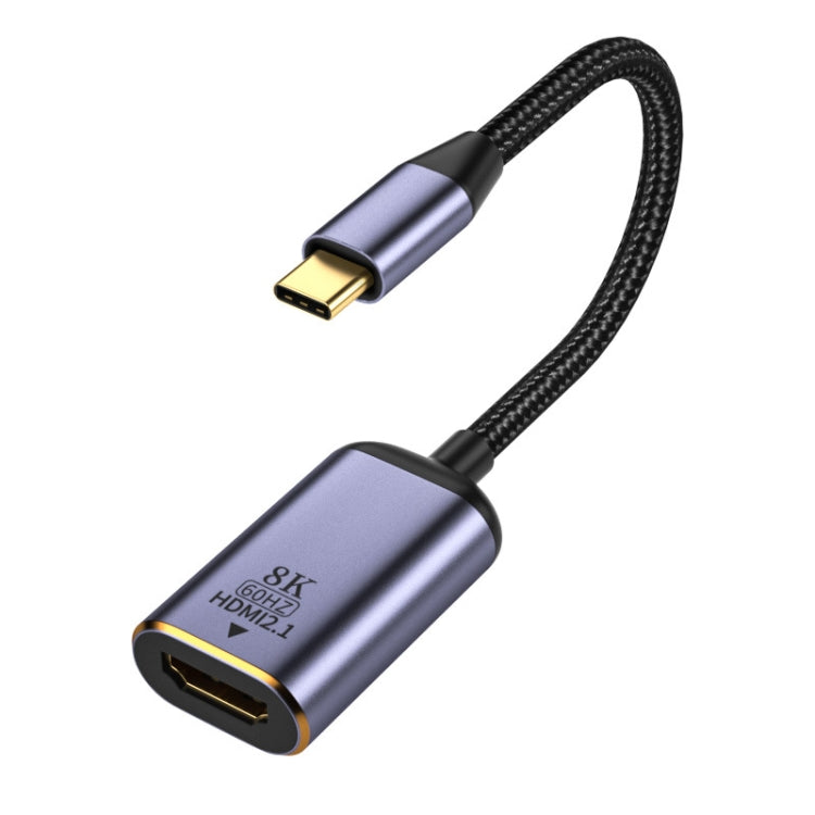 Type-C Male to HDMI Female 8K Converter Cable, Style: 8K-005 - Cable & Adapters by PMC Jewellery | Online Shopping South Africa | PMC Jewellery | Buy Now Pay Later Mobicred