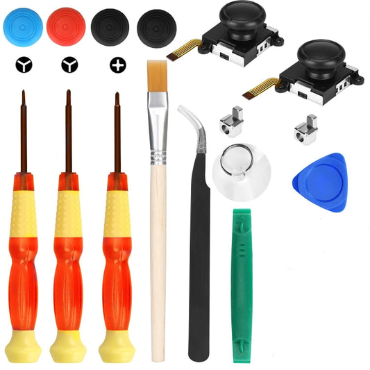 Joy-Con 3D Joystick Repair Screwdriver Set Gamepads Disassembly Tool For Nintendo Switch, Series: 17 In 1 - Tools by PMC Jewellery | Online Shopping South Africa | PMC Jewellery | Buy Now Pay Later Mobicred
