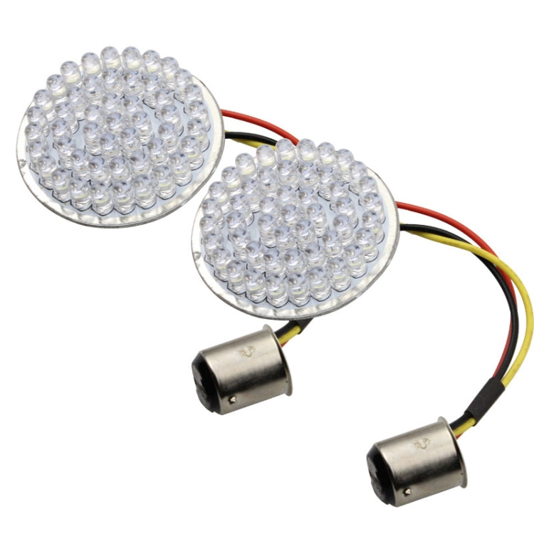 2 PCS Motorcycle LED Signal Steering Lamp For Dyna(White Yellow Light 1157 Without Lampshade) - Signal Lights by PMC Jewellery | Online Shopping South Africa | PMC Jewellery | Buy Now Pay Later Mobicred