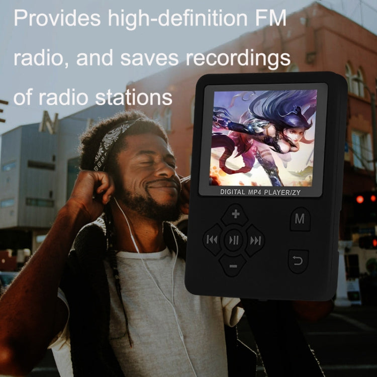 T69 Card Lyrics Synchronization Lossless Sound Quality MP4 Player, Style: Round Button(Black) - MP4 Player by PMC TechLife | Online Shopping South Africa | PMC TechLife