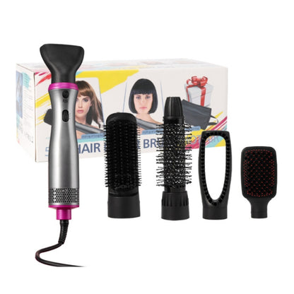 5 in 1 Curling And Straightening Hot Air Comb(US Plug 110V Gray) - Hair Curler by PMC Jewellery | Online Shopping South Africa | PMC Jewellery | Buy Now Pay Later Mobicred