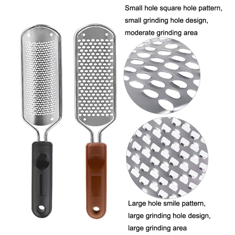 Stainless Steel Exfoliating Pedicure Grinding And Rubbing Machine, Style: Small Hole Square Hole (Black) - Grinding Tools & Accessories by PMC Jewellery | Online Shopping South Africa | PMC Jewellery | Buy Now Pay Later Mobicred