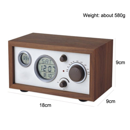 SY-601 Home Multifunctional Retro Wooden Radio Electronic Thermometer Alarm Clock(Random Color Delivery) - Radio Player by PMC Jewellery | Online Shopping South Africa | PMC Jewellery