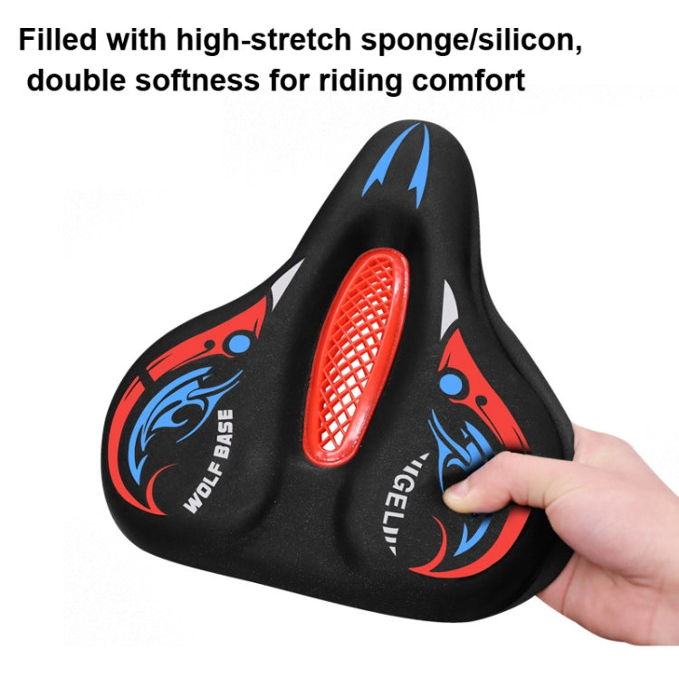 Bicycle Seat Cover Thickened Silicone Shock-absorbing Saddle Cover(Green) - Bicycle Saddle by PMc TechLife | Online Shopping South Africa | PMc TechLife | Buy Now Pay Later Mobicred