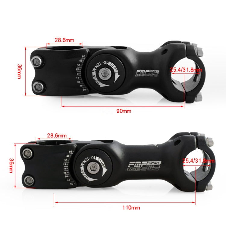 FMFXTR Mountain Bike Adjustable Angle Handlebar Riser, Specification: 31.8x90mm - free shipping - PMc TechLife - Order now!