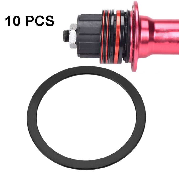 10 PCS FMFXTR Bicycle BB Middle Shaft Flying Wheel Cushion, Thickness: 1mm (Black) - Cap Component by FMFXTR | Online Shopping South Africa | PMC TechLife | Buy Now Pay Later Mobicred