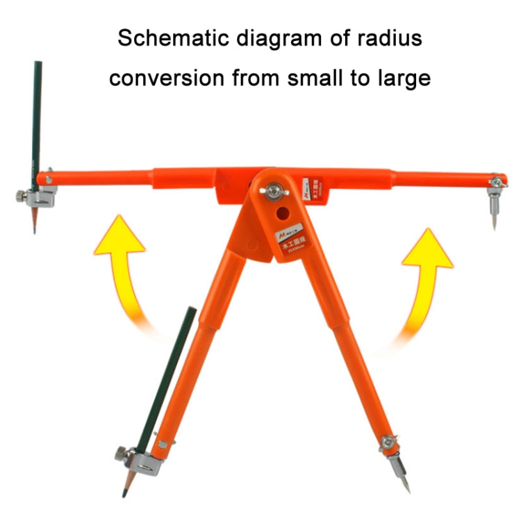 MYTEC Woodworking Decoration Drawing Metal Compass, Size: Small - Measuring Tools by MYTEC | Online Shopping South Africa | PMC TechLife | Buy Now Pay Later Mobicred