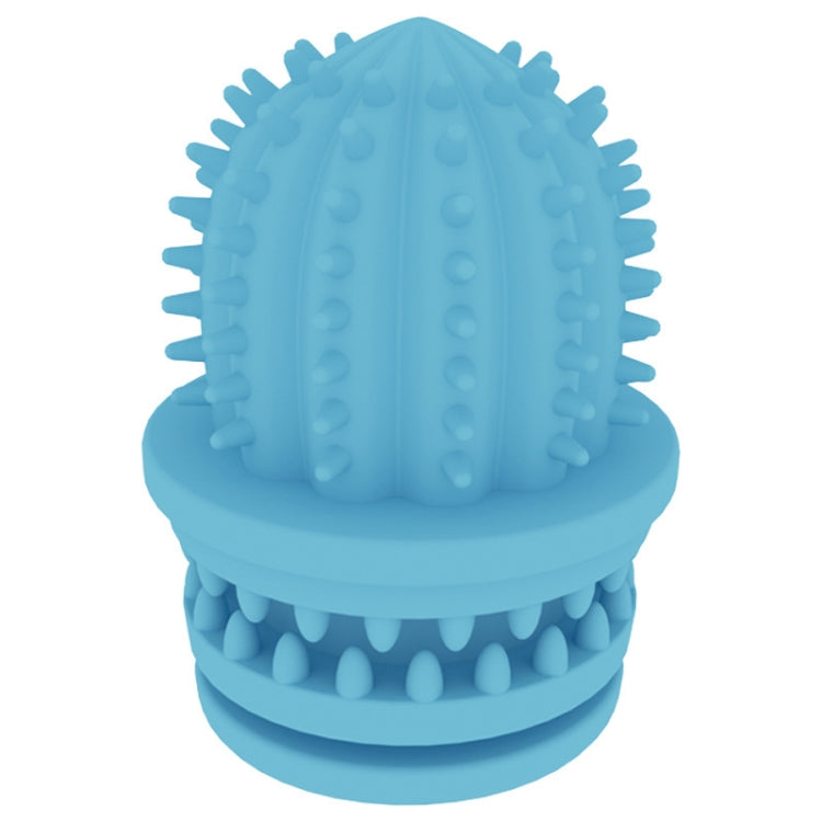 Pet Cleaning Teeth TPR Cactus Lightweight Bite-resistant Educational Toys(Light Blue) - Toys by PMC Jewellery | Online Shopping South Africa | PMC Jewellery