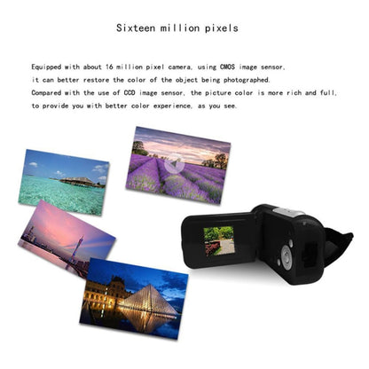 16 Million Pixel Digital Camera Photograph Video DV(Black) - Video Cameras by PMC Jewellery | Online Shopping South Africa | PMC Jewellery