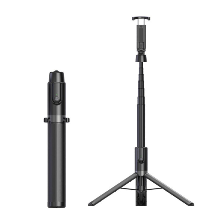 AB403 Live Broadcast Landing Integrated Telescopic Mobile Phone Triangle Bracket(Black) - Selfie Sticks by PMC TechLife | Online Shopping South Africa | PMC TechLife