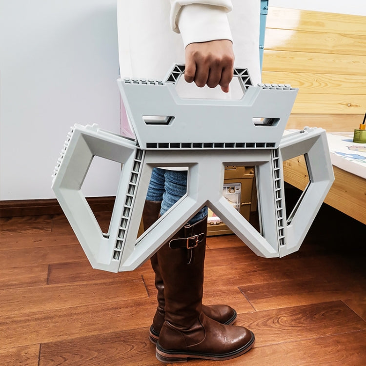 Portable Thickened Plastic Folding Stool Outdoor Fishing Stool, Color: Black - Beach Chairs by PMC TechLife | Online Shopping South Africa | PMC TechLife