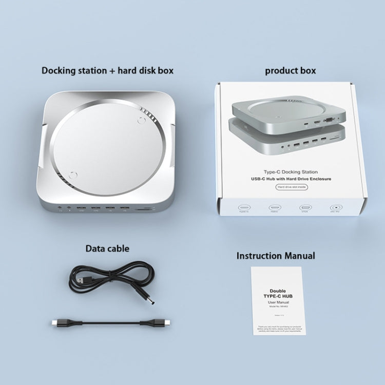 Rocketek MM483 For Mac Mini Docking Station With Hard Disk Enclosure - USB HUB by Rocketek | Online Shopping South Africa | PMC Jewellery