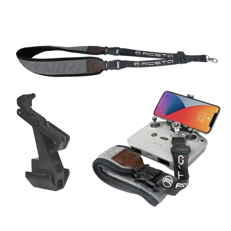 RCSTQ Remote Control Phone Tablet Bracket for DJI Mavic 3/Mini 2/Mini 3 Pro,Style: With Thick Lanyard - Holder Series by RCSTQ | Online Shopping South Africa | PMC Jewellery | Buy Now Pay Later Mobicred