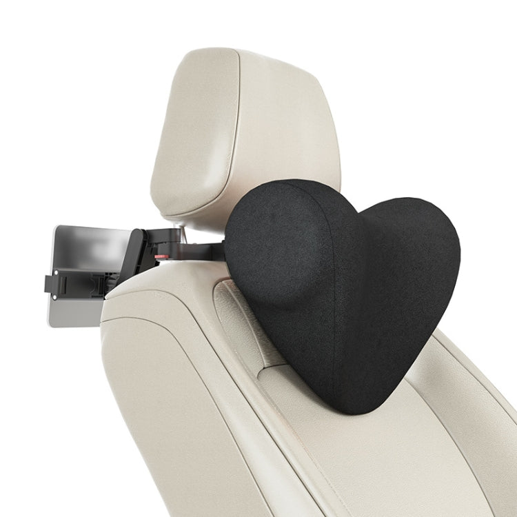 A09 Car Seat Headrest Memory Foam Comfortable Neck Pillow, Style: With Stand (Black) - Seat Accessories by PMC TechLife | Online Shopping South Africa | PMC TechLife | Buy Now Pay Later Mobicred