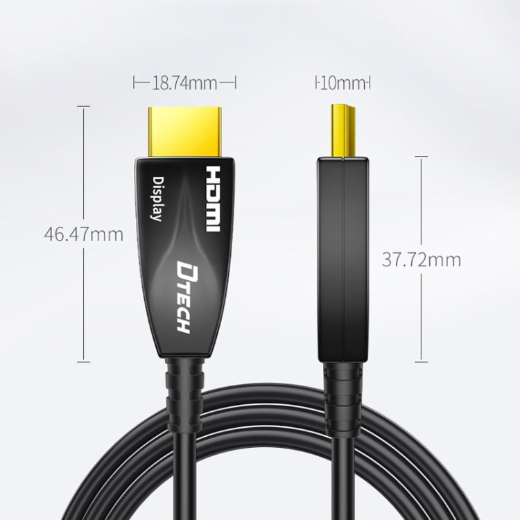 DTECH HDMI 2.0 Version Fiber Optical Line 4K 60Hz Large Screen TV Engineering Wiring, Length: 100m - free shipping - PMC Jewellery - Order now!