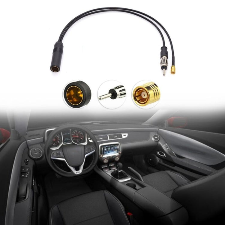 30cm Car Universal DAB+FM Antenna Adapter Cable - Aerials by PMC TechLife | Online Shopping South Africa | PMC TechLife | Buy Now Pay Later Mobicred
