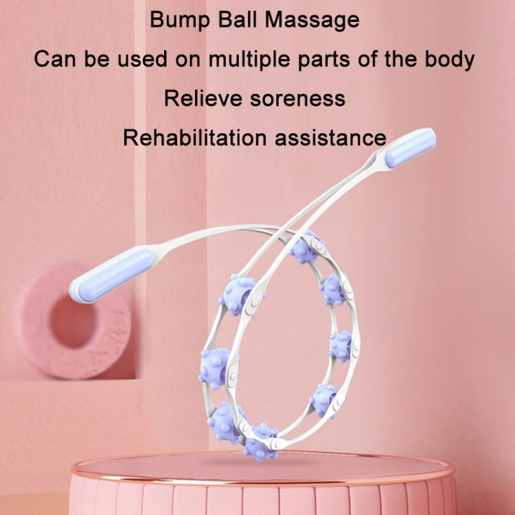 Shoulder Neck&Back Dredging Meridian Manual Roller Massager(Pink) - Massage & Relaxation by PMC Jewellery | Online Shopping South Africa | PMC Jewellery