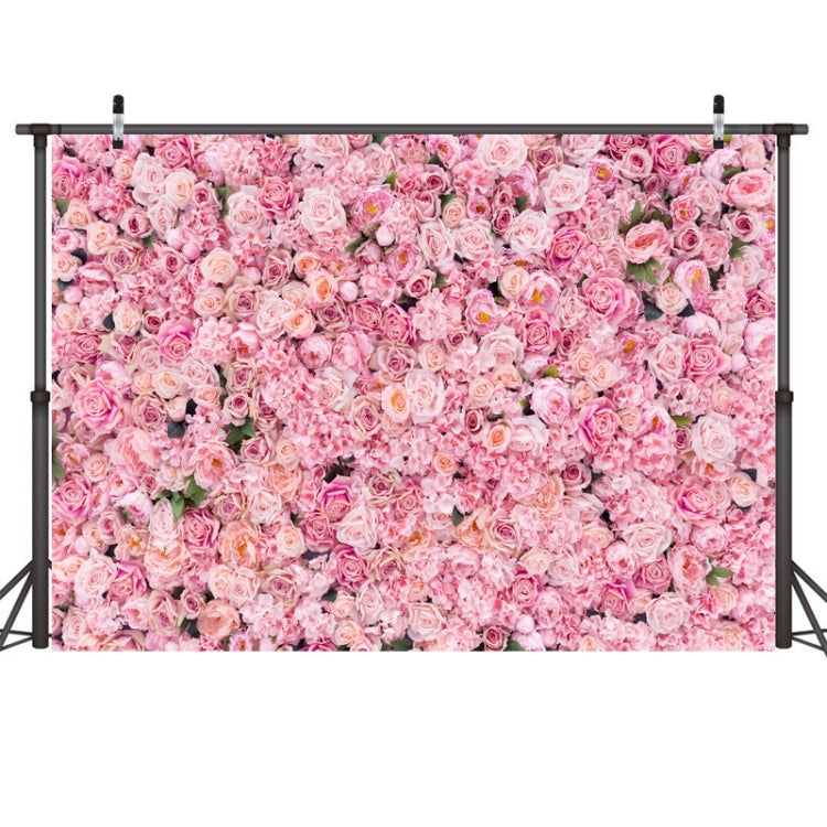 2.1m X 1.5m Pink Rose Wall Background Festive Party Photography Cloth - Valentines Day by PMC Jewellery | Online Shopping South Africa | PMC Jewellery