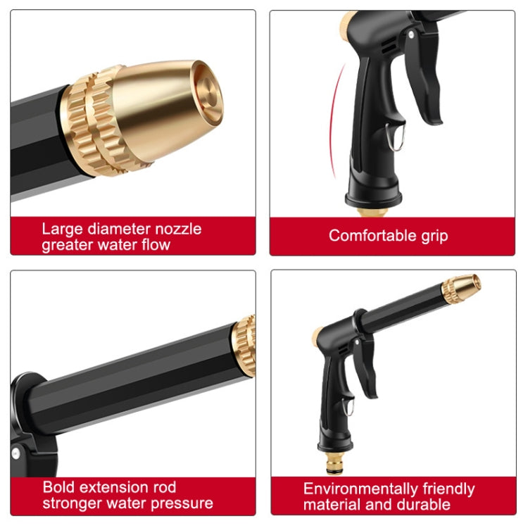 High Pressure Car Wash Hose Telescopic Watering Sprinkler, Style: H2+3 Connector+10m Tube+Foam Pot - Car Washer & Accessories by PMC Jewellery | Online Shopping South Africa | PMC Jewellery