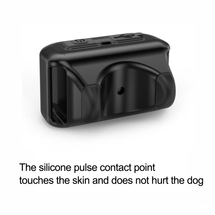Pet Collar Trainer Rechargeable Automatic Bark Stop(Black) - Training Aids by PMC TechLife | Online Shopping South Africa | PMC TechLife