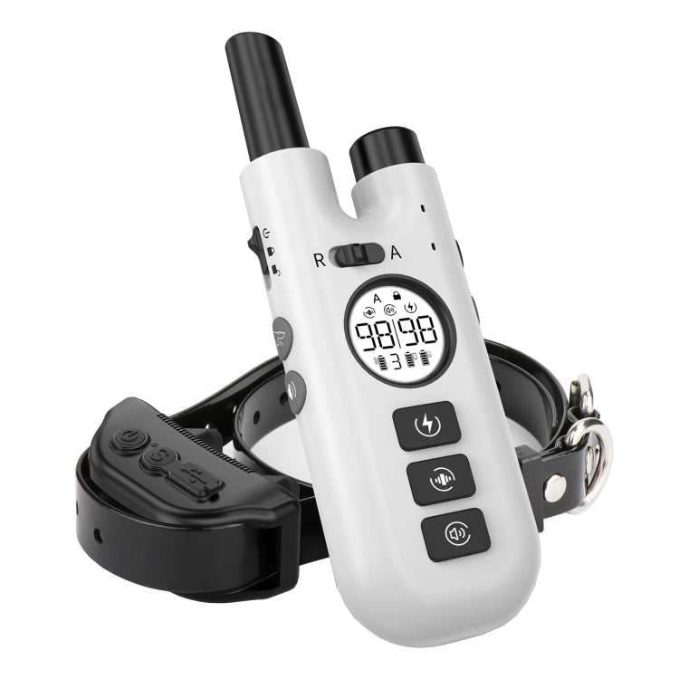 Intelligent Remote Control Dog Trainer Automatic Barking Stop Collar(White) - Training Aids by PMC TechLife | Online Shopping South Africa | PMC TechLife | Buy Now Pay Later Mobicred