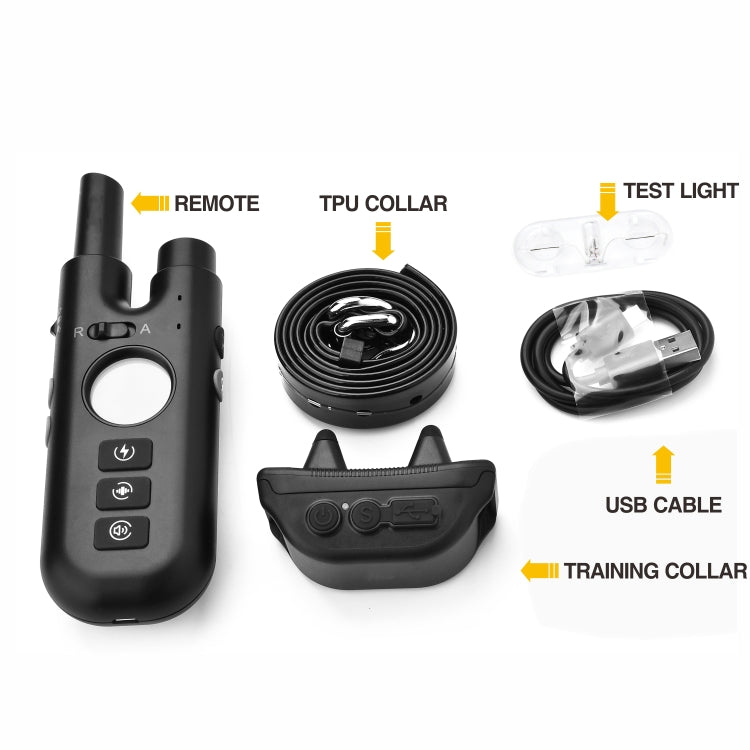 Intelligent Remote Control Dog Trainer Automatic Barking Stop Collar(Black) - Training Aids by PMC Jewellery | Online Shopping South Africa | PMC Jewellery