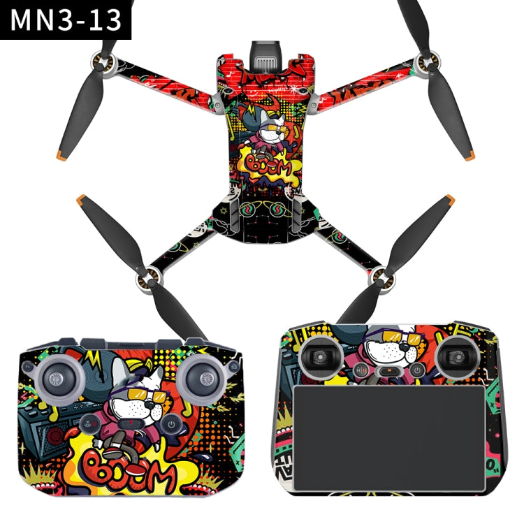 Flat Style Waterproof Anti-Scratch Sticker For DJI Mini 3 Pro RC-N1 Ordinary Version(Mn3-13) - Stickers by PMC Jewellery | Online Shopping South Africa | PMC Jewellery | Buy Now Pay Later Mobicred