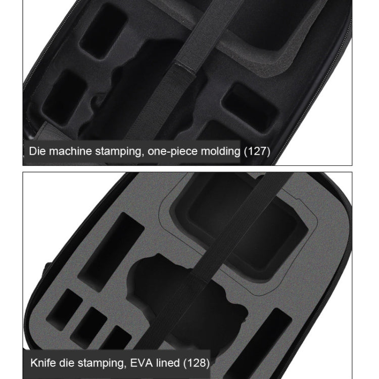 Waterproof Compression Hard Shell Backpack for DJI Mini 3 Pro, Size: 128 Large(Brushed Gray) - Other by PMC TechLife | Online Shopping South Africa | PMC TechLife | Buy Now Pay Later Mobicred