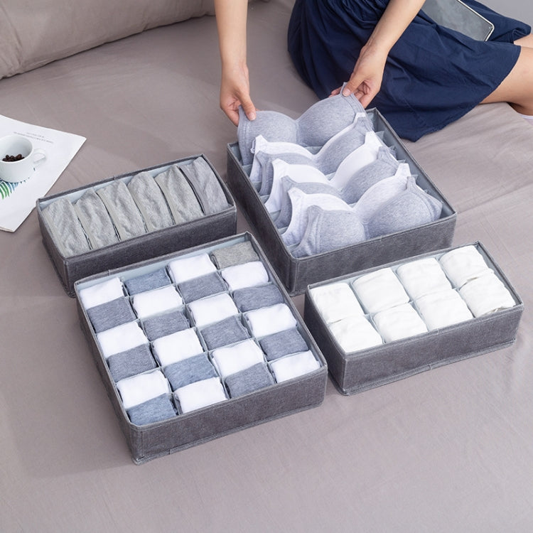 Foldable Drawer Clothes Storage Box, Spec: 8 Grids (Gray) - Storage Boxes by PMC TechLife | Online Shopping South Africa | PMC TechLife