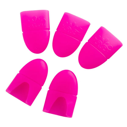 4 PCS Nail Removal Clip Free Silicone Finger Sleeves(Rose Red) - Nail Art Equipment by PMC Jewellery | Online Shopping South Africa | PMC Jewellery | Buy Now Pay Later Mobicred