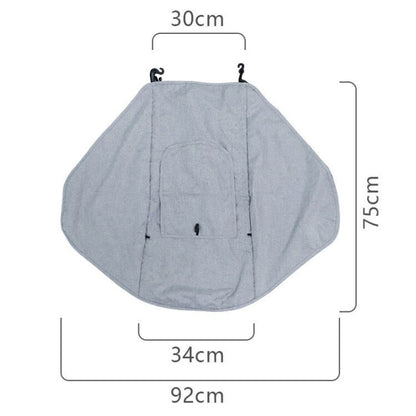 Universal Baby Stroller Accessories Sun Shade Cover With Visible Sunroof(Gray) - Strollers Accessories by PMC Jewellery | Online Shopping South Africa | PMC Jewellery