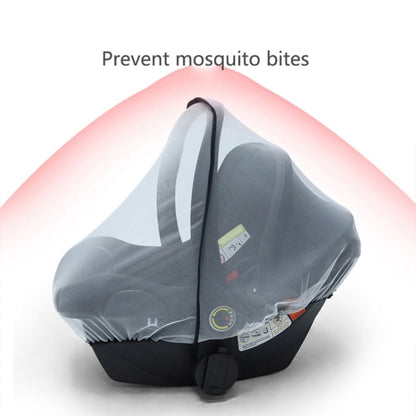 Baby Stroller Pushchair Mosquito Net Newborn Carriage Cradles Cover(White) - Strollers Accessories by PMC Jewellery | Online Shopping South Africa | PMC Jewellery