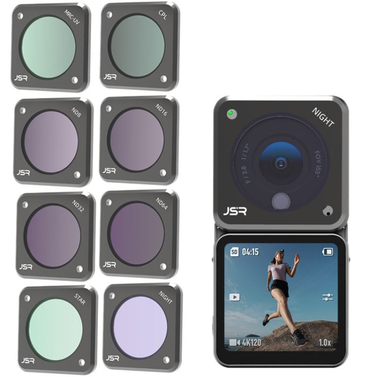 JUNESTAR Action Camera Filters For DJI Action 2,Style: ND1000 - free shipping - PMC TechLife - Order now!