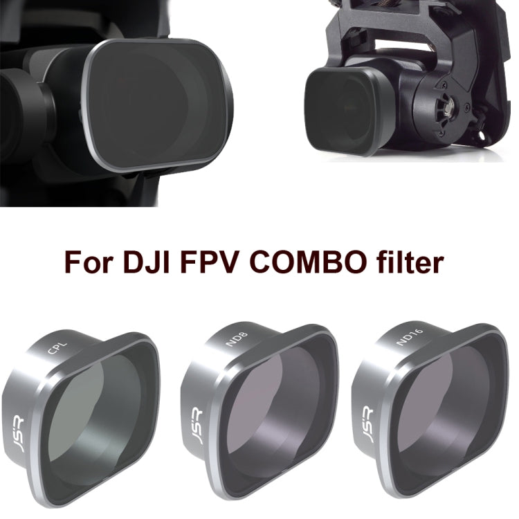 JUNESTAR  Drone Filters For DJI FPV COMBO ,Model: CPL+ND8+ND16 - free shipping - PMC TechLife - Order now!