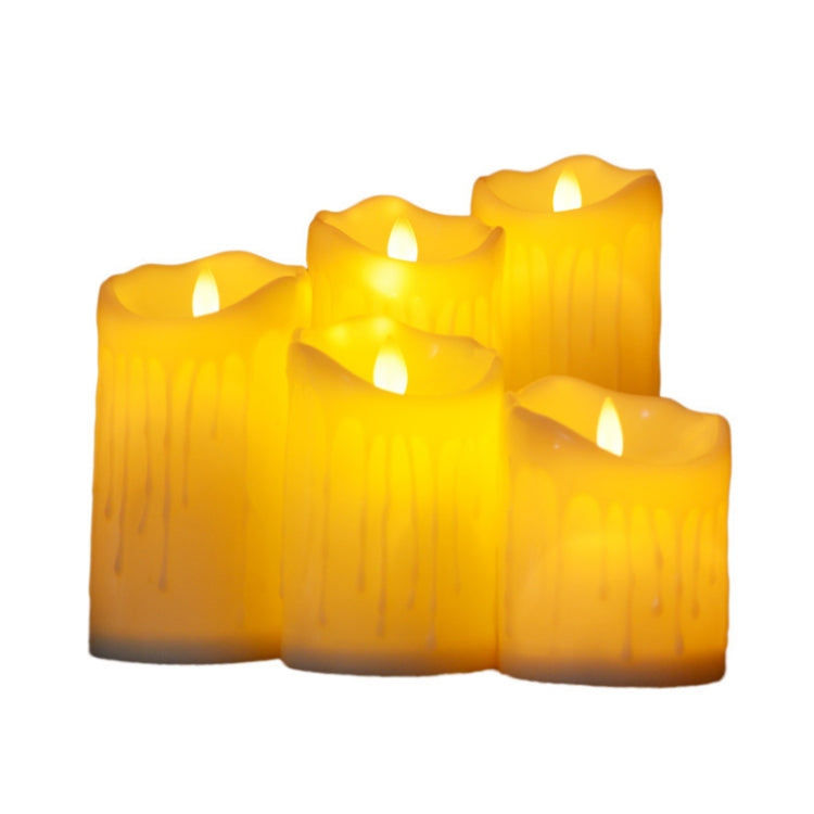 LED Electronic Candle Lights Halloween Christmas Decoration Props, Size: 7.5x12.5cm(Plastic Tears Candle Lights) - Decoration Lamps by PMC Jewellery | Online Shopping South Africa | PMC Jewellery