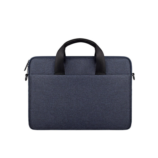 ST09 Portable Single-shoulder Laptop Bag, Size: 13.3 inches(Navy Cyan) - 13.3 inch by PMC Jewellery | Online Shopping South Africa | PMC Jewellery | Buy Now Pay Later Mobicred