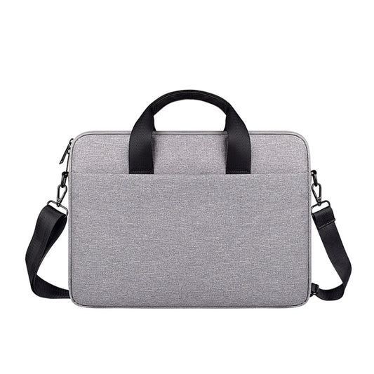 ST09 Portable Single-shoulder Laptop Bag, Size: 13.3 inches(Gray with Shoulder Strap) - 13.3 inch by PMC Jewellery | Online Shopping South Africa | PMC Jewellery | Buy Now Pay Later Mobicred