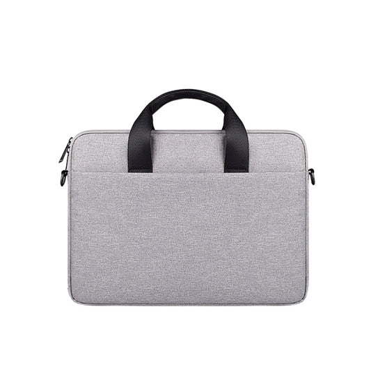 ST09 Portable Single-shoulder Laptop Bag, Size: 14.1-15.4 inches(Grey) - 14.1 inch by PMC Jewellery | Online Shopping South Africa | PMC Jewellery | Buy Now Pay Later Mobicred