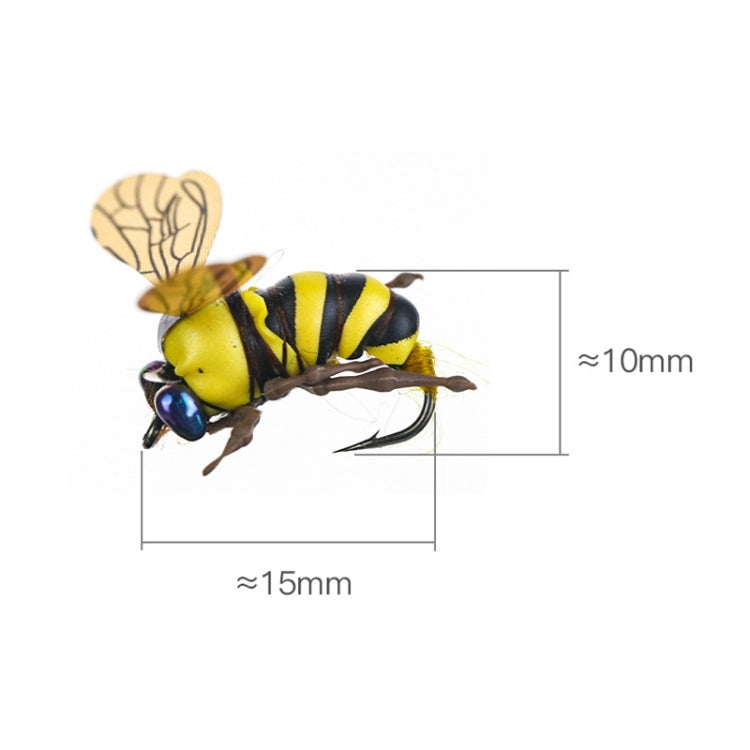 Floating Bionic Bee Road Bait Insect Fake Bait(8-3b) - Fishing Lures by PMC TechLife | Online Shopping South Africa | PMC TechLife