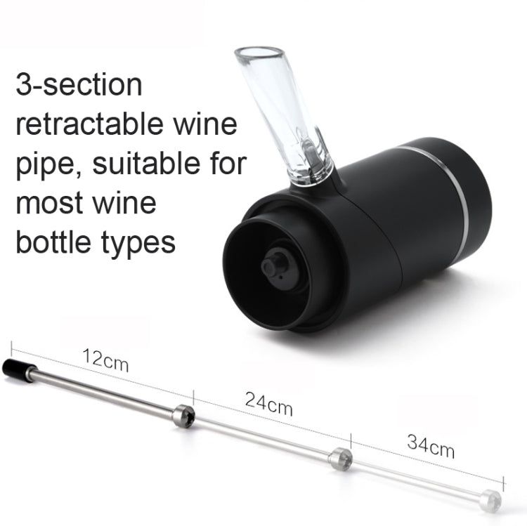 Electric Red Wine Decanter Dispenser,Style:  Black ABS - Bottle Stopper by PMC Jewellery | Online Shopping South Africa | PMC Jewellery