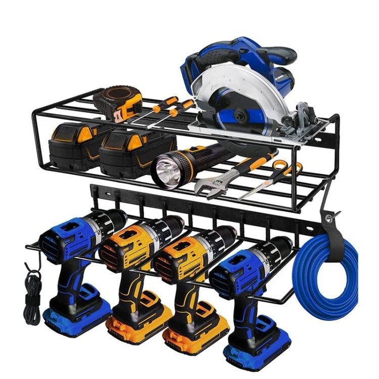 Wall Mounted Handheld Drill Tool Storage Rack, Specification: Complete set - Others by PMC Jewellery | Online Shopping South Africa | PMC Jewellery | Buy Now Pay Later Mobicred