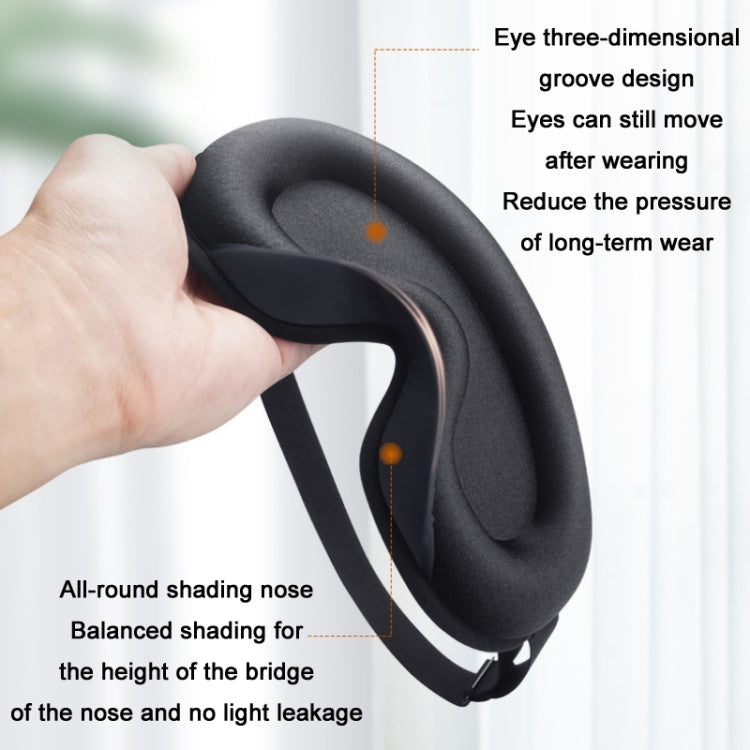 Three-Dimensional Breathable Hollow Sleep Shading Eye Mask, Specification: Gray - Eye Masks by PMC TechLife | Online Shopping South Africa | PMC TechLife