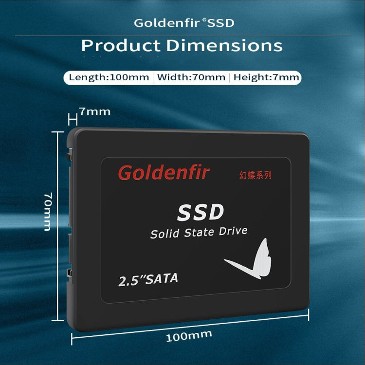Goldenfir T650 Computer Solid State Drive, Flash Architecture: TLC, Capacity: 128GB - External Solid State Drives by Goldenfir | Online Shopping South Africa | PMC Jewellery