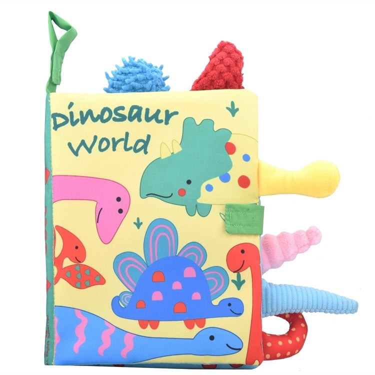 Tail Cloth Book Baby Enlightenment 3D Early Education Cloth Book(Dinosaur) - Early Education Toys by PMC Jewellery | Online Shopping South Africa | PMC Jewellery