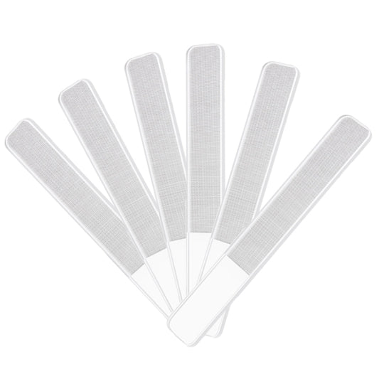 6 PCS Transparent Nano Glass Polished Nail File, Specification: Glass File Bulk - Grinding Tools & Accessories by PMC Jewellery | Online Shopping South Africa | PMC Jewellery | Buy Now Pay Later Mobicred