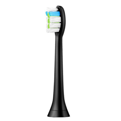 Toothbrush Head For Philips HX3/HX6/HX9 Series(Double Effect Black) - Replacement Brush Heads by PMC Jewellery | Online Shopping South Africa | PMC Jewellery | Buy Now Pay Later Mobicred