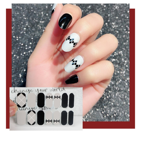 10 PCS 3D Hot Stamping Waterproof Nail Art Sticker(Z/A092) - Nail Stickers by PMC Jewellery | Online Shopping South Africa | PMC Jewellery | Buy Now Pay Later Mobicred