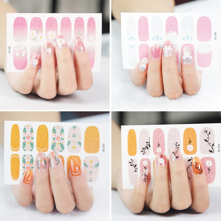 10 PCS 3D Hot Stamping Waterproof Nail Art Sticker(Z/A108) - Nail Stickers by PMC Jewellery | Online Shopping South Africa | PMC Jewellery | Buy Now Pay Later Mobicred