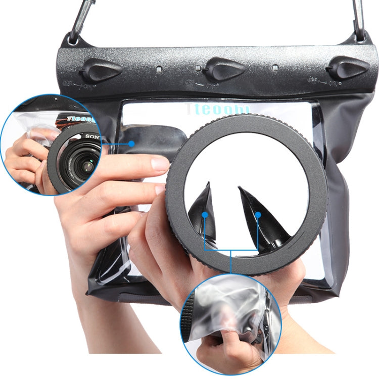 Tteoobl  20m Underwater Diving Camera Housing Case Pouch  Camera Waterproof Dry Bag, Size: M(Green) - free shipping - PMC TechLife - Order now!